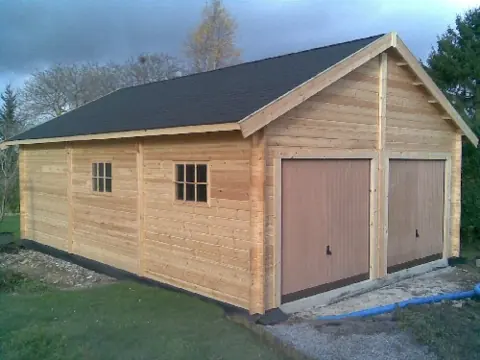 Garage bois 60 m²